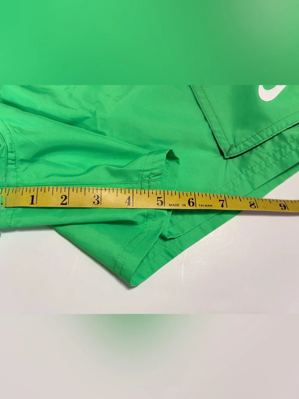 Nike Bright Green Swim Shorts with Black Belt
